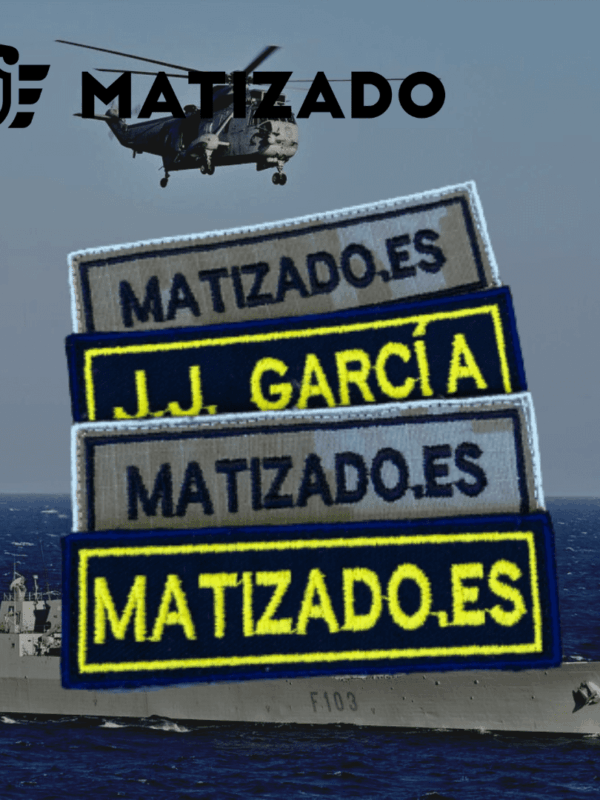 Tira identificativa Armada española para cortavientos