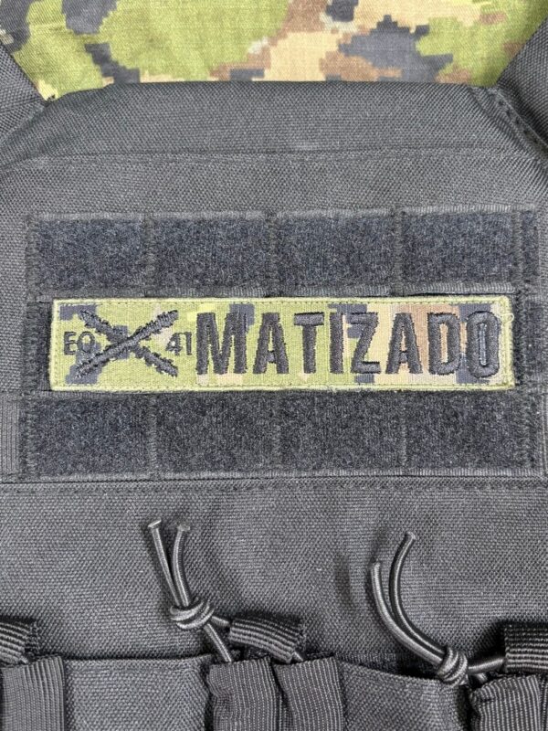 Nametape con Aspa de Borgoña y nombre de equipo/unidad