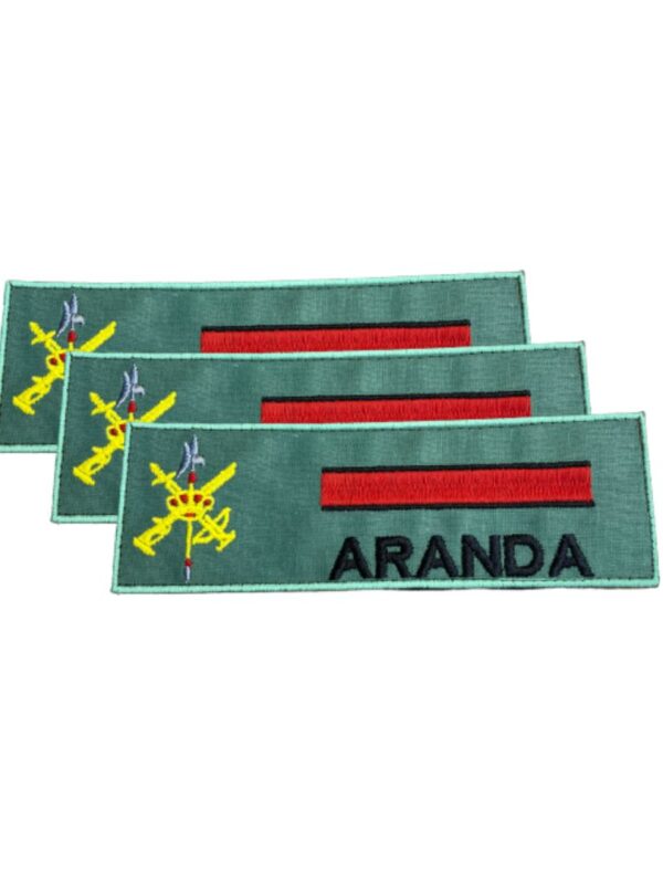 Galleta sarga Legión Española acabada en velcro