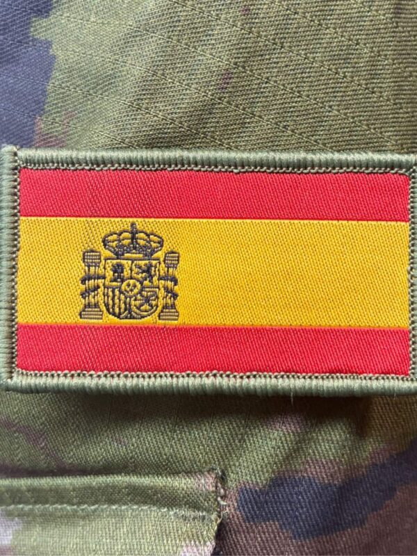 Bandera de España para hombro acabada en velcro NUEVO MODELO